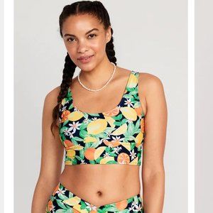 Scoop-Neck Bikini Swim Top and High Rise Bottom - NWT